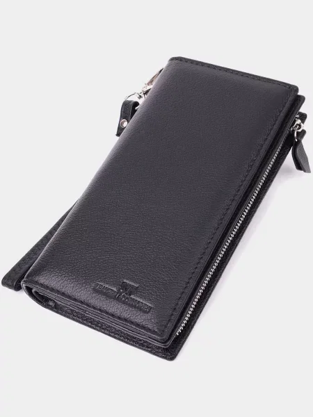 ST Leather Accessories Гаманець Унісекс Шкіра чорний