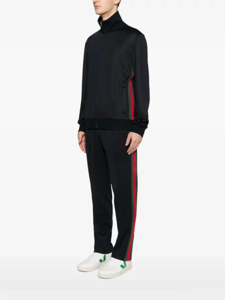 Pruhovaná mikina Gucci modrá