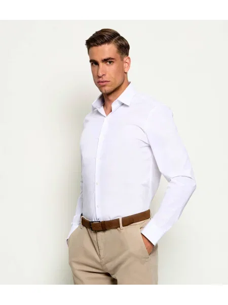 Calvin Klein Cămașă | stretch alb