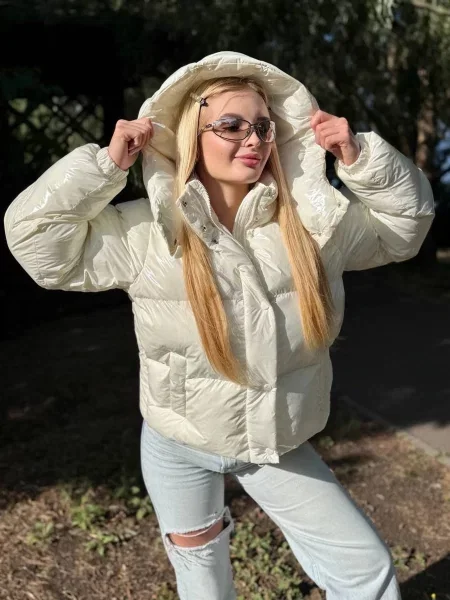 Пуховик Tian білий