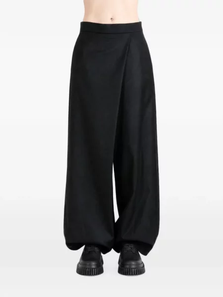 Pantaloni Taiga Takahashi de lână negru