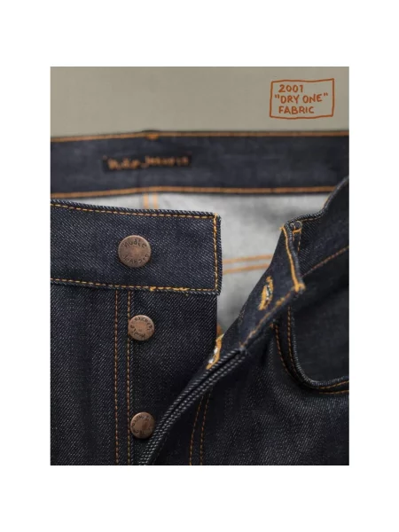Jeansy Nudie Jeans niebieskie