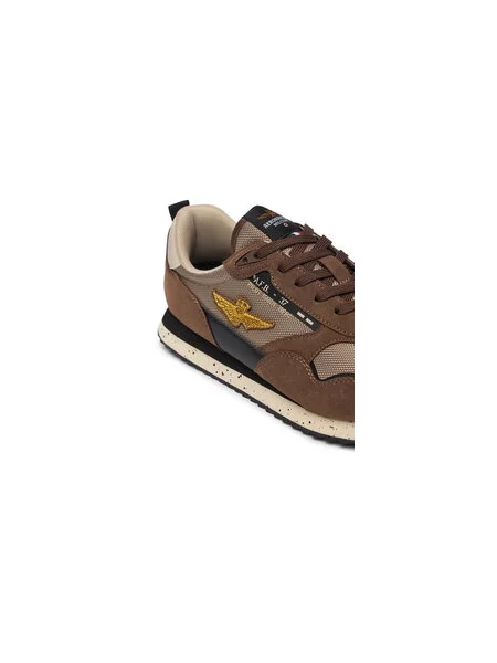 Sneakersy Aeronautica Militare béžová