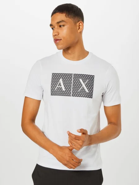 Armani Exchange Majica Slim Fit bela