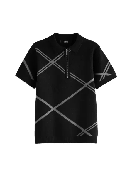 Next Tricou gri negru