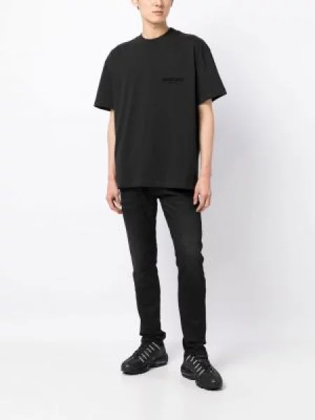 Μπλούζα Fear Of God Essentials με σχέδιο μαύρο