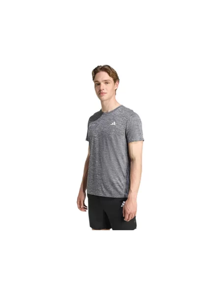 Tricou Adidas melange alergare gri