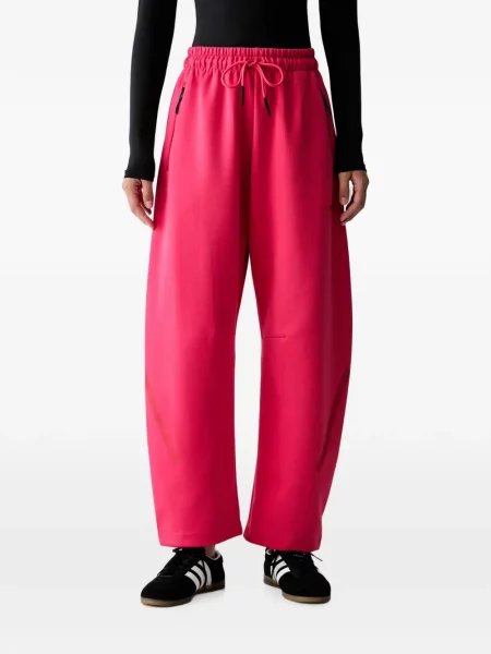 Hanorac Adidas cu broderie cu dungi alergare roz
