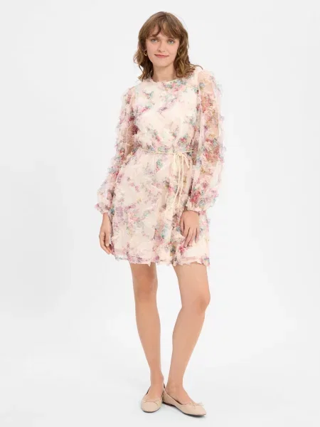 Y.A.S sukienka koktajlowa YASAllegra Kobiety różowy|wielokolorowy wzorzysty 34 różowa
