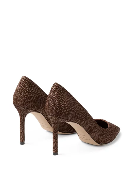 Pantofi cu toc Jimmy Choo maro
