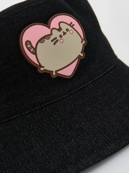 Reserved Джинсовий капелюх Pusheen чорний