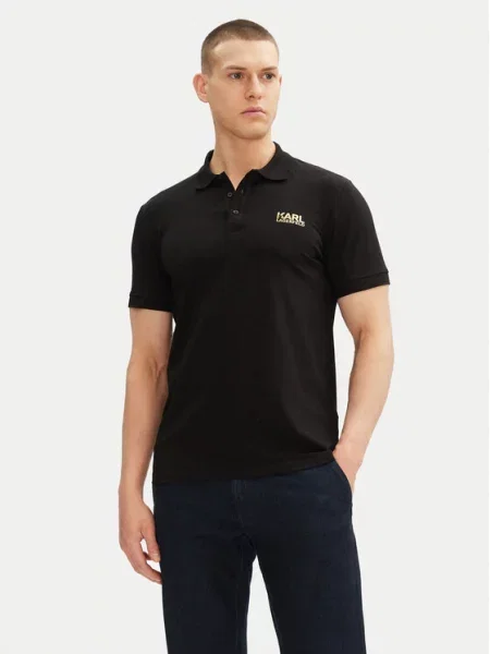 KARL LAGERFELD Polo marškinėliai juoda