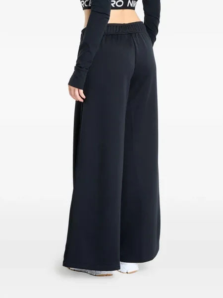 Krótka dzianinowa koszulka Nike do biegania czarna