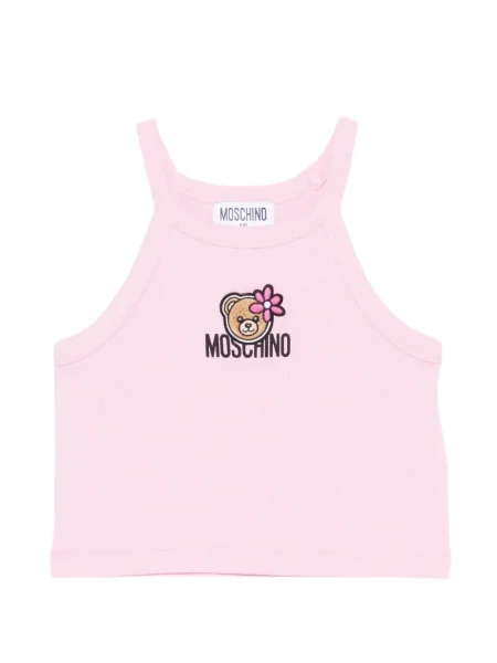 Podkoszulka dziecięca Moschino różowa