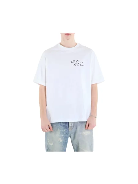 T-shirt Calvin Klein Jeans April Graphic Se Tee White S biała