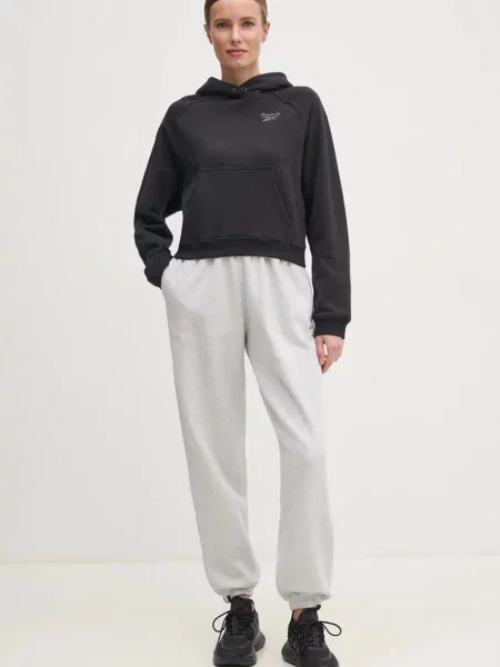 Reebok Classic bluza z kapturem gładka czarny