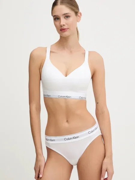 Calvin Klein Underwear braletka s bavlnou bílá
