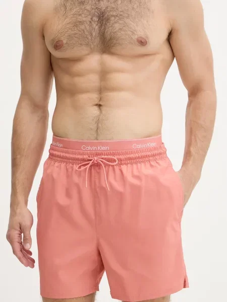 Calvin Klein kopalne kratke hlače oranžna