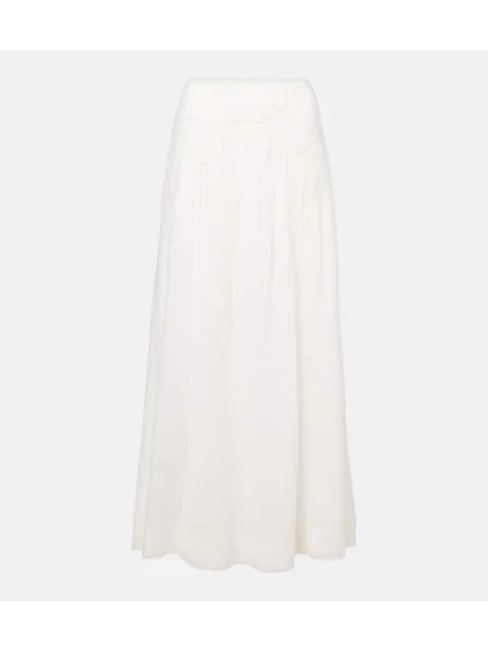Fusta maxi Rixo alb