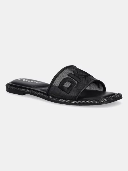 Dkny papuci Badin Logo femei negru