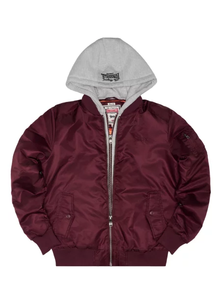 LONSDALE Geacă de iarnă CLIFTON ALL SEASONS roşu închis