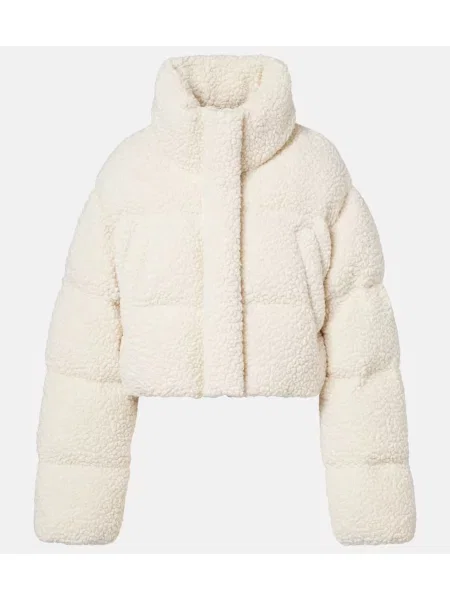 Kurtka puchowa Cordova wełniana biała