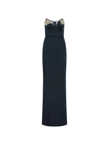 Rochie maxi Rebecca Vallance fără bretele albastru