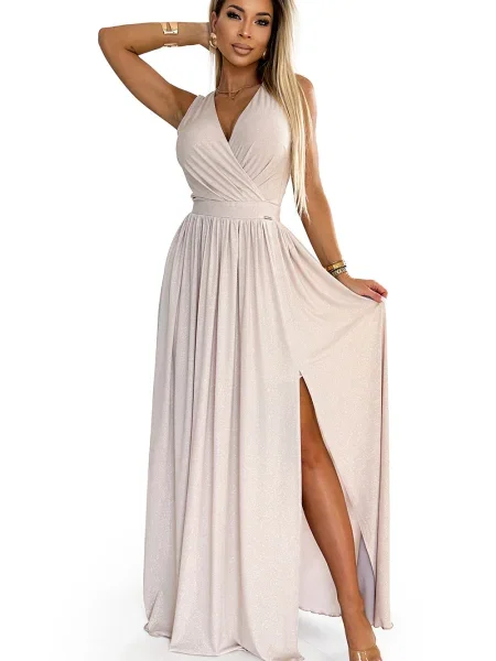 Długa sukienka maxi Numoco garniturowa