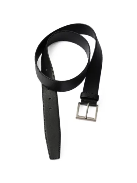 Cu centură curea Prada din piele negru
