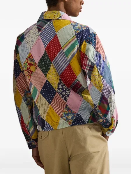 Gėlėtas striukė Polo Ralph Lauren mėlyna