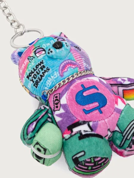 Sprayground obesek za ključe SHARK roza