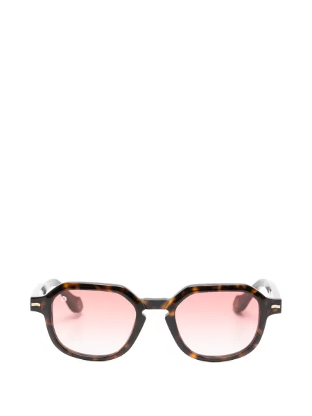 Ochelari de soare Kyme cu imprimeu geometric maro