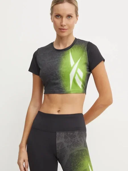Tréninkové tričko Reebok LUX Collection černá
