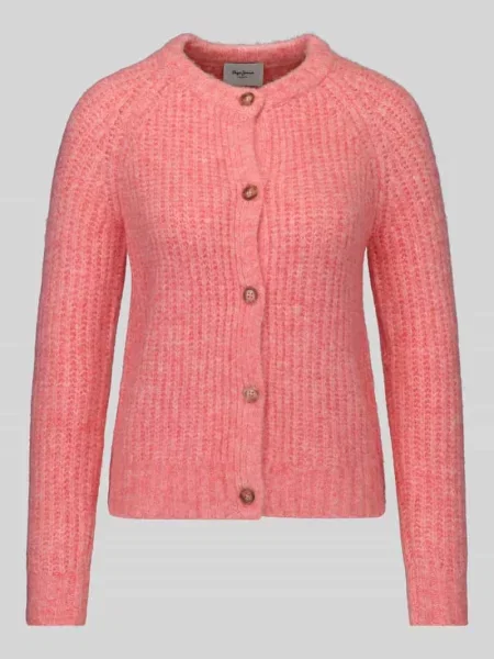 Kardigan o kroju regular fit z dodatkiem wełny model ASHLEY CARDIGAN' Pepe Jeans
