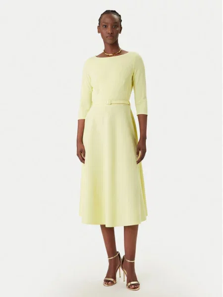 Rinascimento Rochie cocktail galben