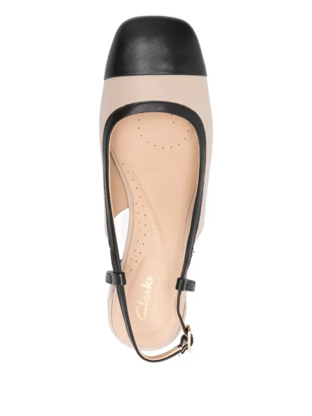 Pantofi cu toc Clarks din piele slingback