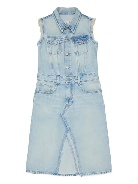 Sukienka dziecięca Mm6 Maison Margiela niebieska