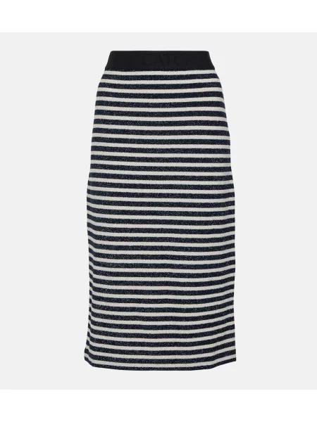 Spódnica midi Dorothee Schumacher w paski z dżerseju do kolan
