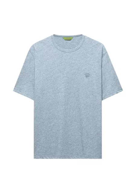 Tricou Shanghai Tang cu broderie gri