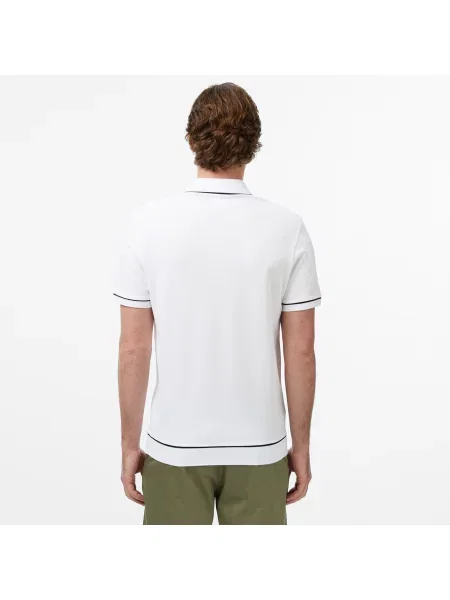 Поло Lacoste белое