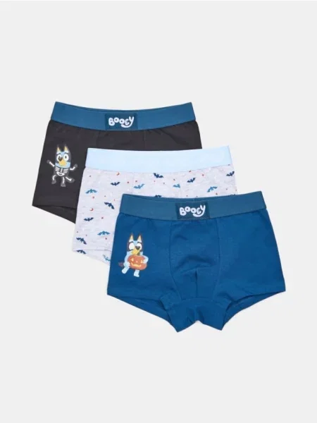Sinsay boxerky s halloweenovým motivem Bluey 3 pack vícebarevná