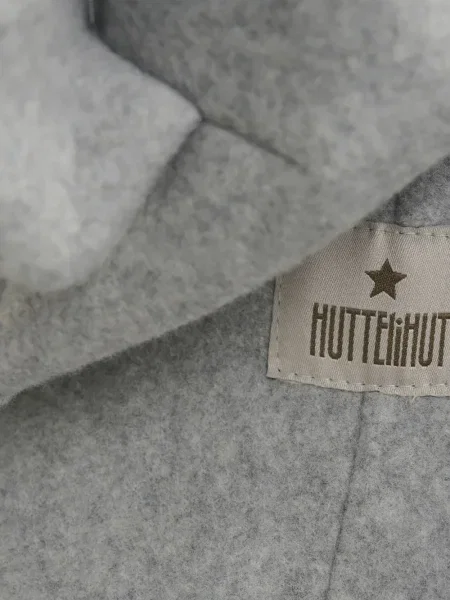 Bluza z kapturem dziecięca Huttelihut szara
