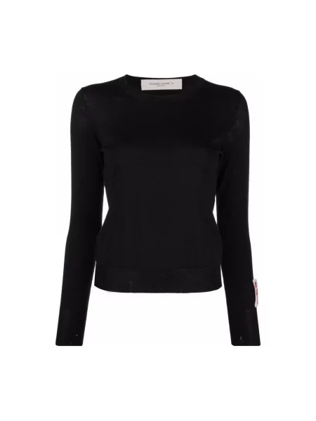 Sweter Golden Goose wełniany czarny