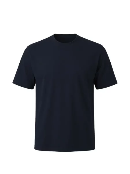 Tricou Handvaerk cu decolteu rotund albastru