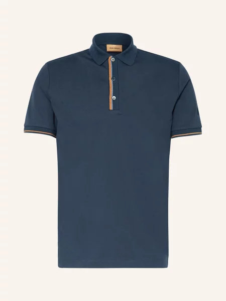 Mos Mosh Gallery Koszulka Polo Z Piki Mmgharvey blau granatowa