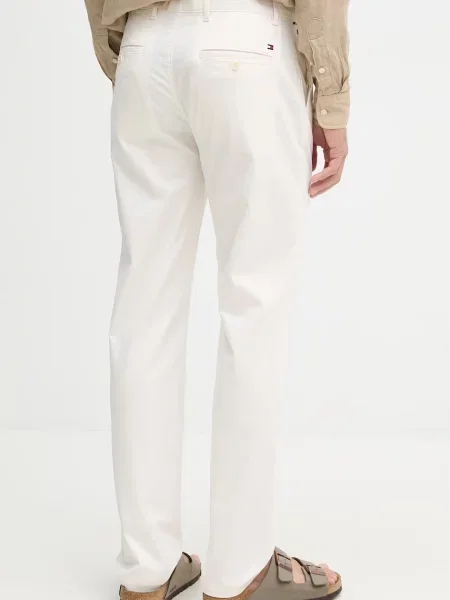 Tommy Hilfiger spodnie chinos z zielone