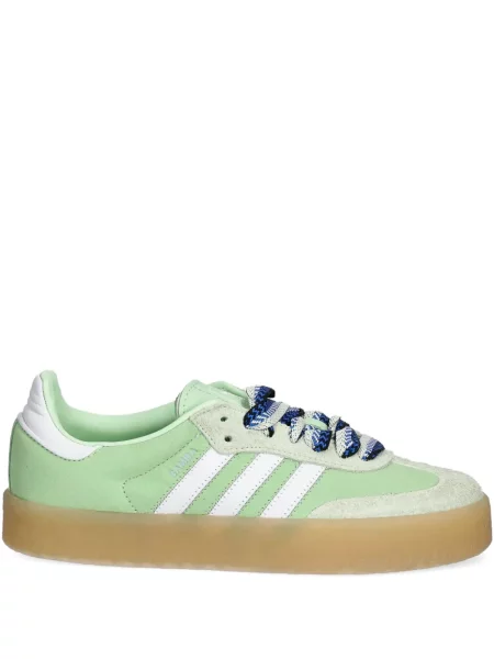 Маратонки Adidas Terrex с връзки на райета с дантела червено