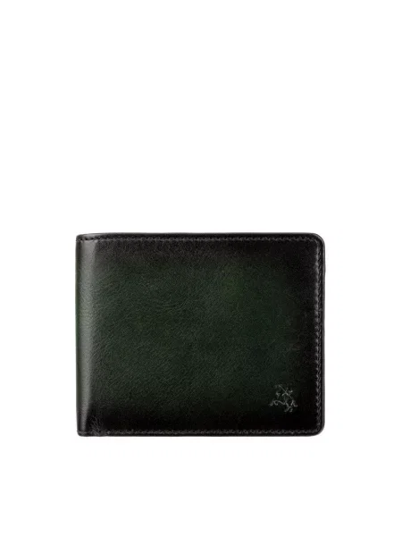 Кожаный кошелек Visconti зеленый