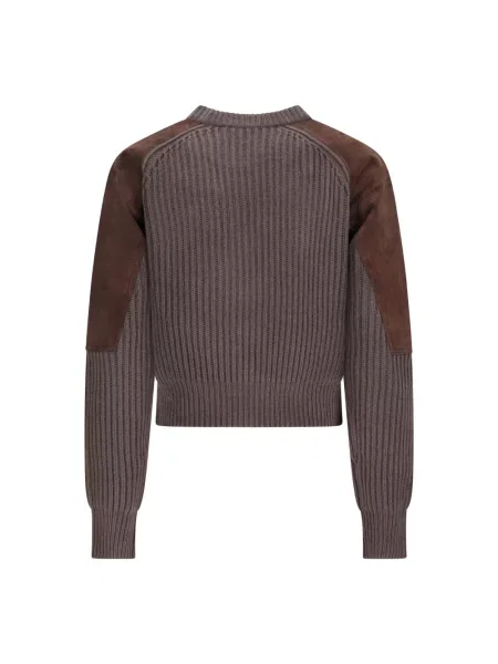 Sweter Max Mara wełniany brązowy