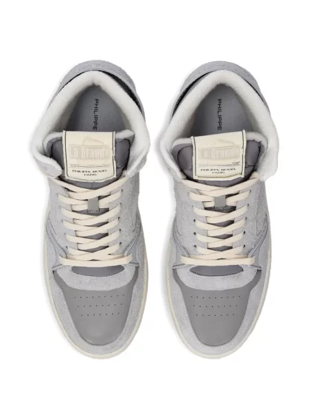 Sneakersy Philippe Model Paris zamszowe szare